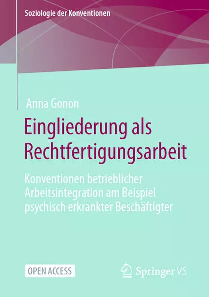 Cover: Eingliederung als Rechtfertigungsarbeit