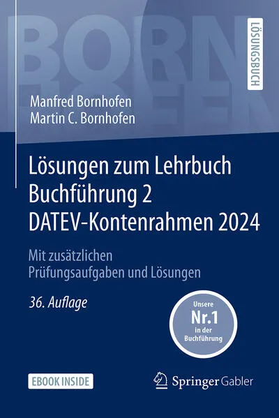 Cover: Lösungen zum Lehrbuch Buchführung 2 DATEV-Kontenrahmen 2024