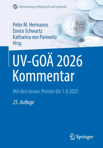 Cover: UV-GOÄ 2026 Kommentar