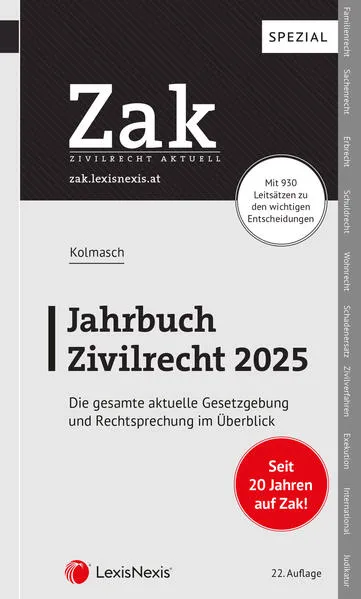 Cover: Zak Jahrbuch Zivilrecht 2025
