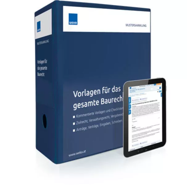 Vorlagen für das gesamte Baurecht