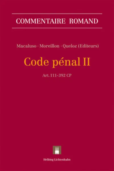 Code pénal II