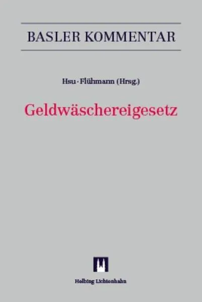 Cover: Geldwäschereigesetz