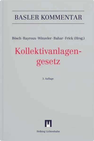 Kollektivanlagengesetz (KAG)