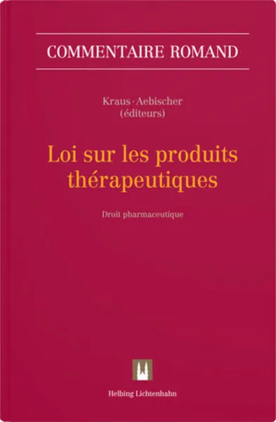 Loi sur les produits thérapeutiques (LPTh)