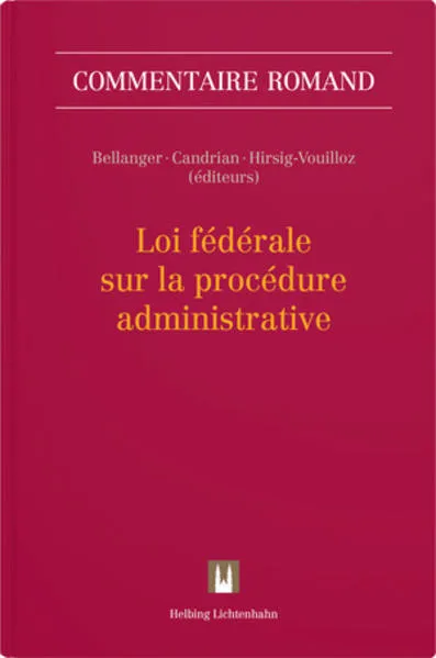 Loi fédérale sur la procédure administrative