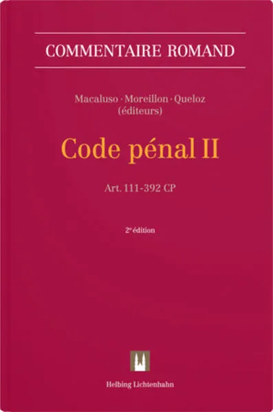 Code pénal II (CP II)