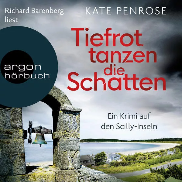 Tiefrot tanzen die Schatten