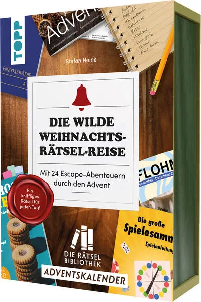Rätselbibliothek für 24 Tage - Wilde Weihnachtsvorbereitung