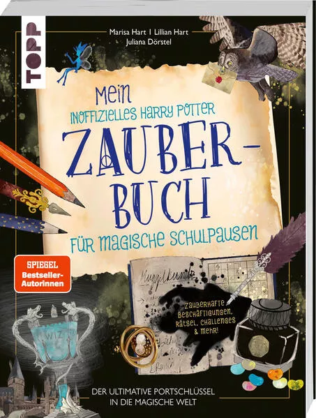 Mein inoffizielles Harry-Potter-Zauberbuch für magische Schulpausen. Zauberhafte Beschäftigungen, Rätsel, Challenges und mehr.