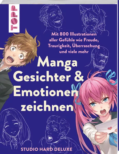 Cover: Manga Gesichter & Emotionen zeichnen