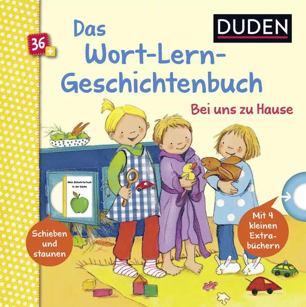 Duden 36+: Mein Wort-Lern-Geschichtenbuch: Bei uns zu Hause
