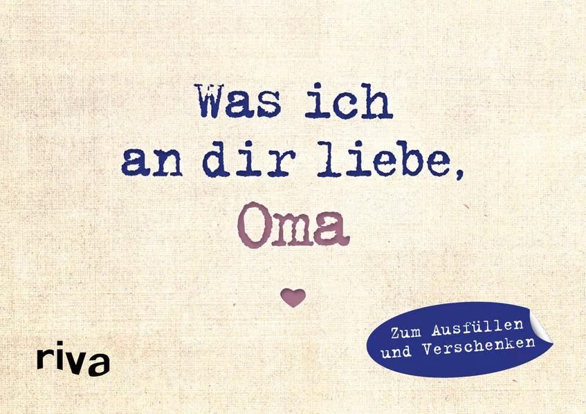 Was ich an dir liebe, Oma – Miniversion