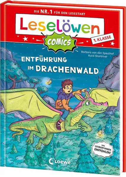 Cover: Leselöwen Comics 1. Klasse - Entführung im Drachenwald