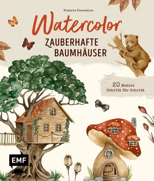 Watercolor – Zauberhafte Baumhäuser malen