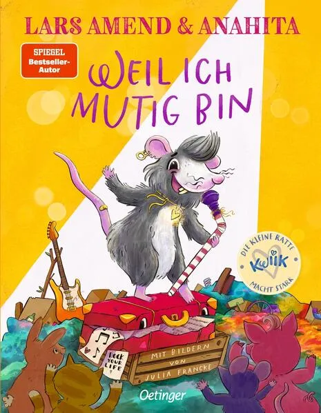 Cover: Die kleine Ratte Kwiik macht stark. Weil ich mutig bin