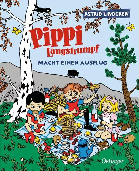 Pippi Langstrumpf macht einen Ausflug