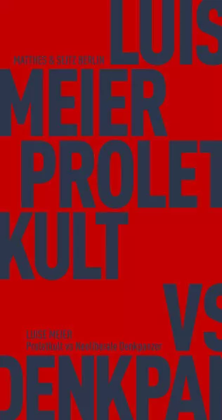 Cover: Proletkult vs Neoliberale Denkpanzer
