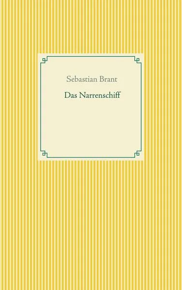 Cover: Das Narrenschiff