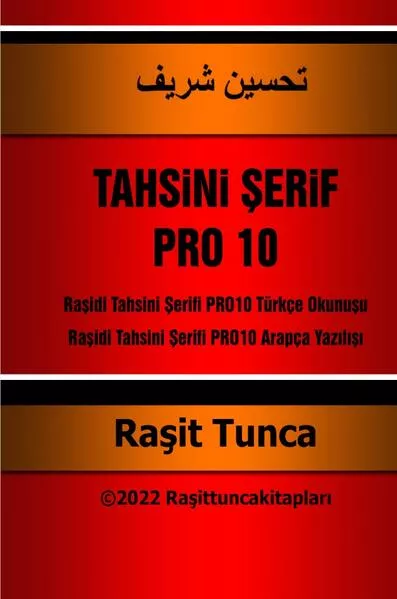 Tahsini Şerif PRO10 - Cep boy Hard Cover