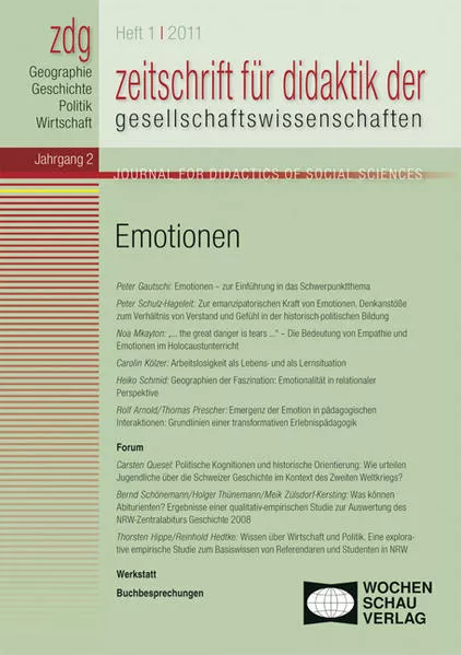 ZDG 1/2011, Emotionen