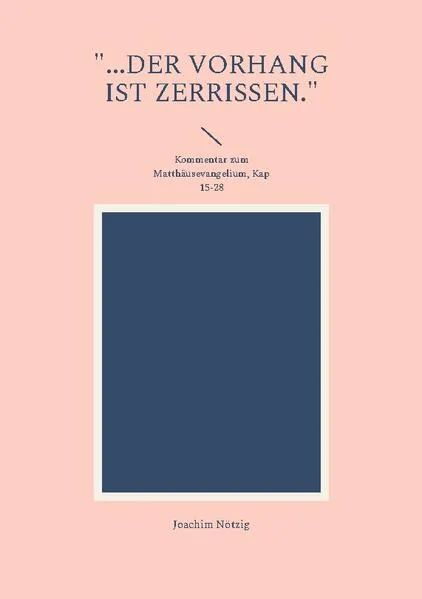 "...der Vorhang ist zerrissen."