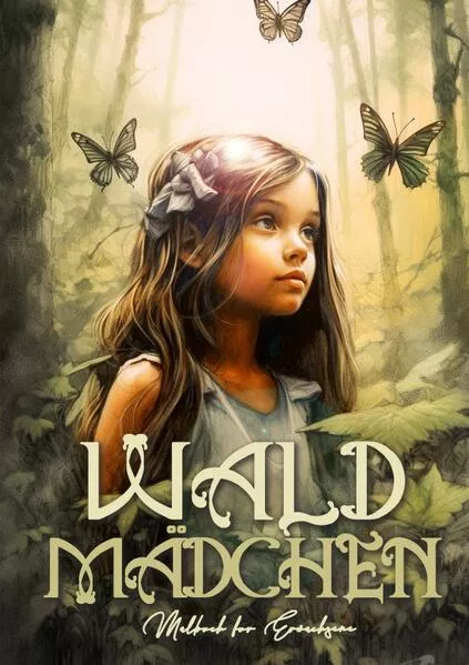 Waldelfen Elfen Graustufen Malbuch für Erwachsene