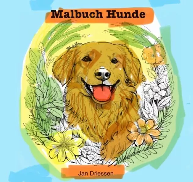 Malbuch Hunde