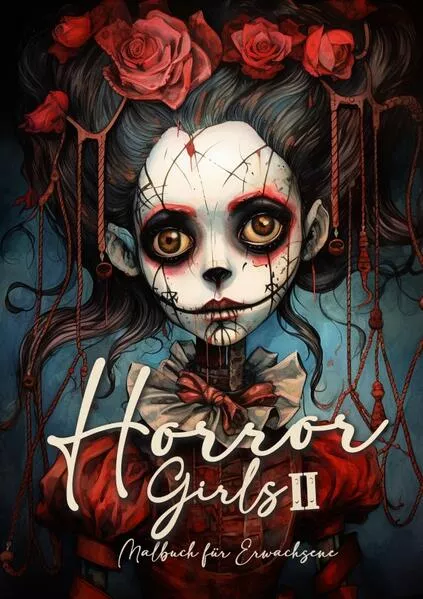 Horror Girls Malbuch für Ewachsene 2