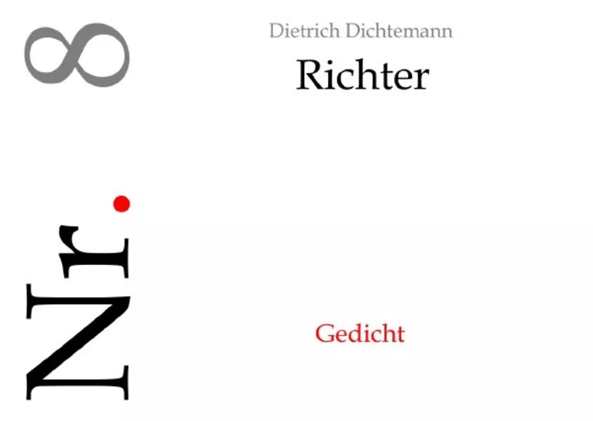 Sah ein Schwab' viel' Menschlein steh'n / Richter