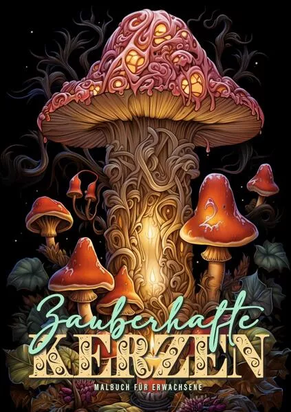 Zauberhafte Kerzen Malbuch für Erwachsene