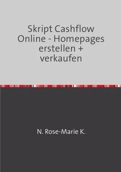 Skript Cashflow Online - Homepages erstellen + verkaufen