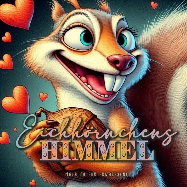 Eichhörnchens Himmel Malbuch für Erwachsene