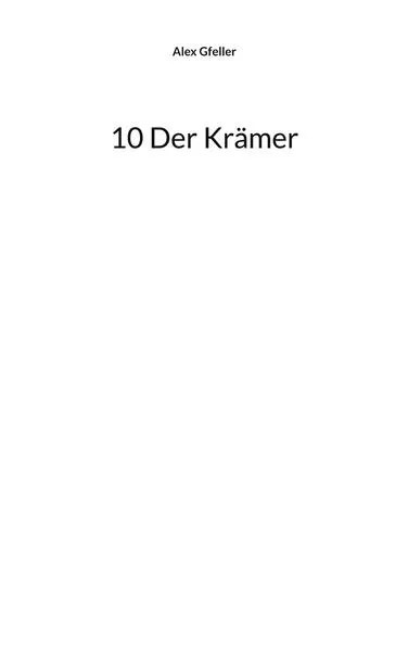 10 Der Krämer