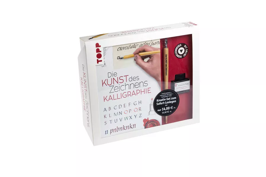 Cover: Kreativ-Set Die Kunst des Zeichnens Kalligraphie