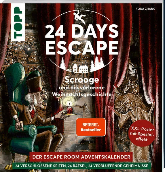 24 DAYS ESCAPE – Der Escape Room Adventskalender: Scrooge und die verlorene Weihnachtsgeschichte. SPIEGEL Bestseller-Autor