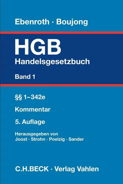 Handelsgesetzbuch Bd. 1: §§ 1-342e