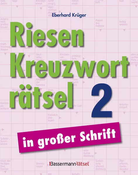 Riesen-Kreuzworträtsel in großer Schrift 2