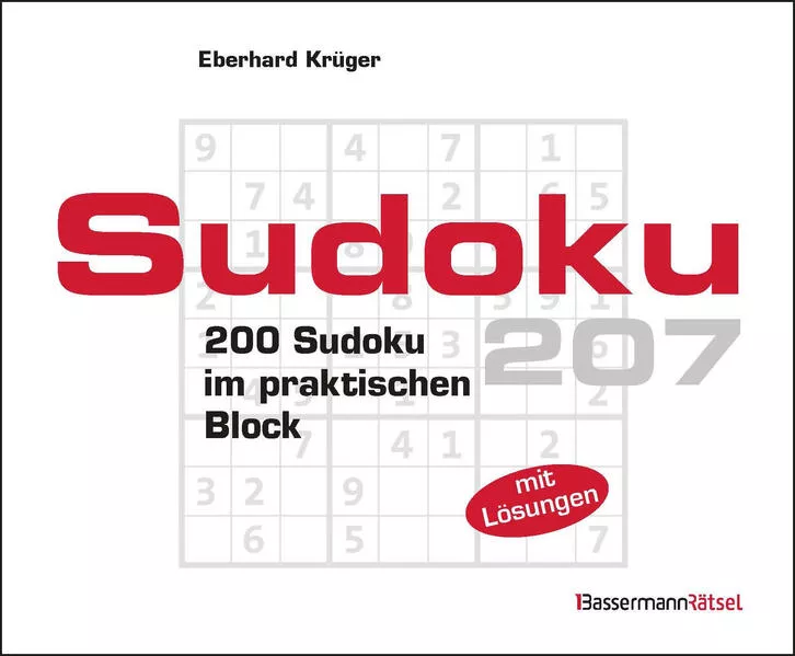 Sudokublock 207 (5 Exemplare à 2,99 €)