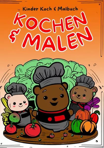 Kinderkoch & Malbuch - Kochen & Malen