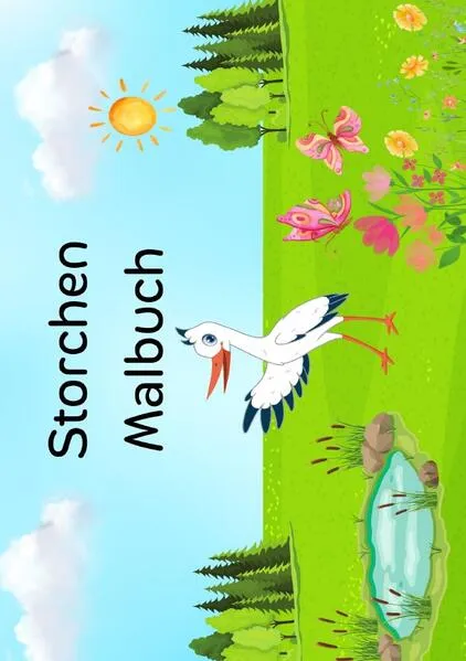 Storchen Malbuch