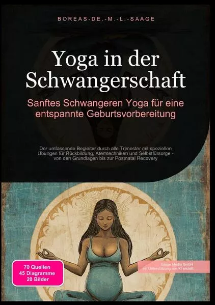 Cover: Yoga / Yoga in der Schwangerschaft: Sanftes Schwangeren Yoga für eine entspannte Geburtsvorbereitung