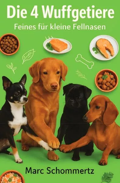 Die 4 Wuffgetiere - Feines fĂĽr kleine Fellnasen