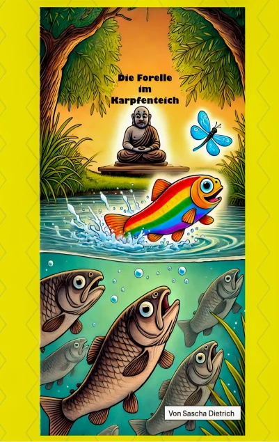 Die Forelle im Karpfenteich