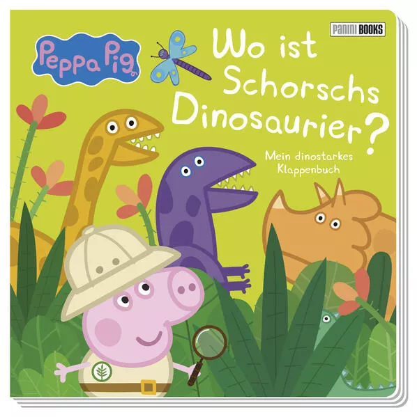 Cover: Peppa Pig: Wo ist Schorschs Dinosaurier? - Mein dinostarkes Klappenbuch