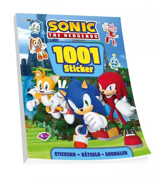 Sonic The Hedgehog: 1001 Sticker: Stickern – Rätseln – Ausmalen