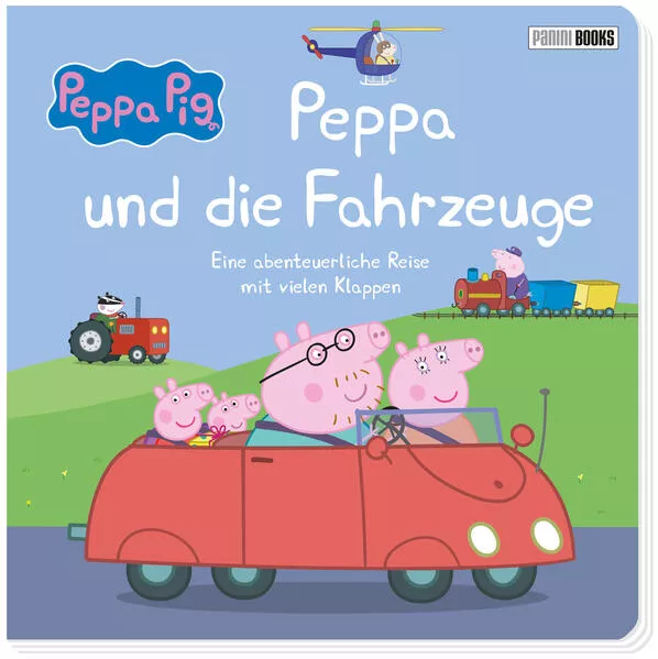 Cover: Peppa Pig: Peppa und die Fahrzeuge - Eine abenteuerliche Reise mit vielen Klappen