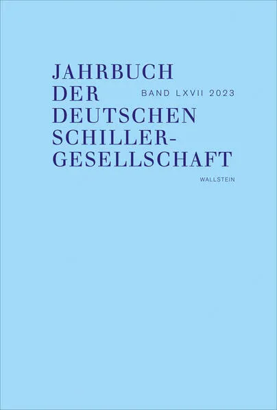 Jahrbuch der Deutschen Schillergesellschaft