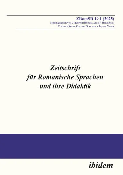 Zeitschrift für Romanische Sprachen und ihre Didaktik
