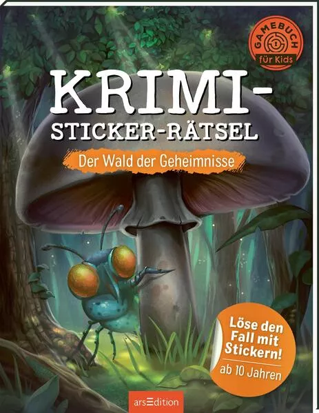 Krimi-Stickerrätsel – Der Wald der Geheimnisse